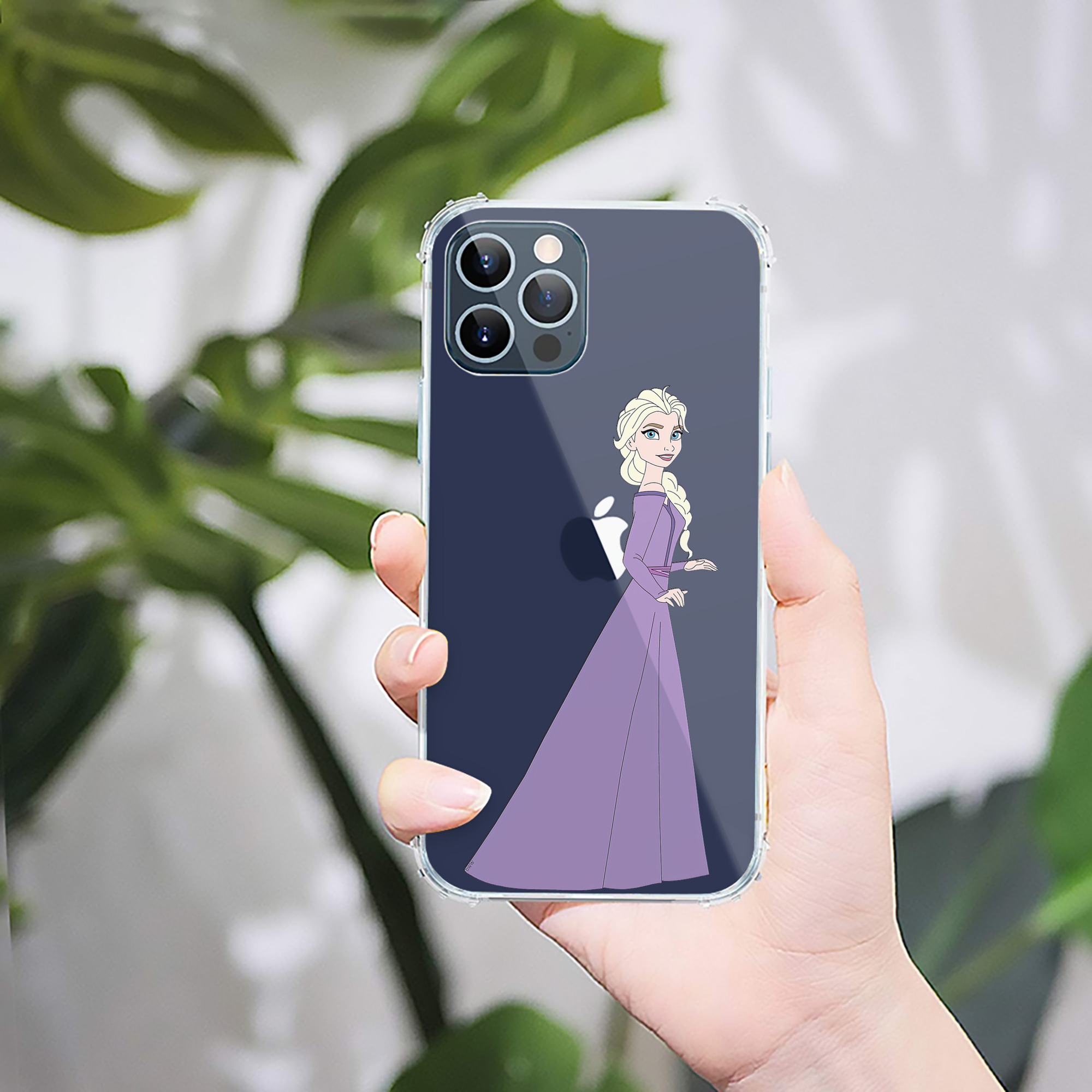 （画像用） アナと雪の女王 アンナ エルサ Frozen Anna Elsa 【iPhone 12シリーズ対応】透明スマホケース（クリアソフトケース）